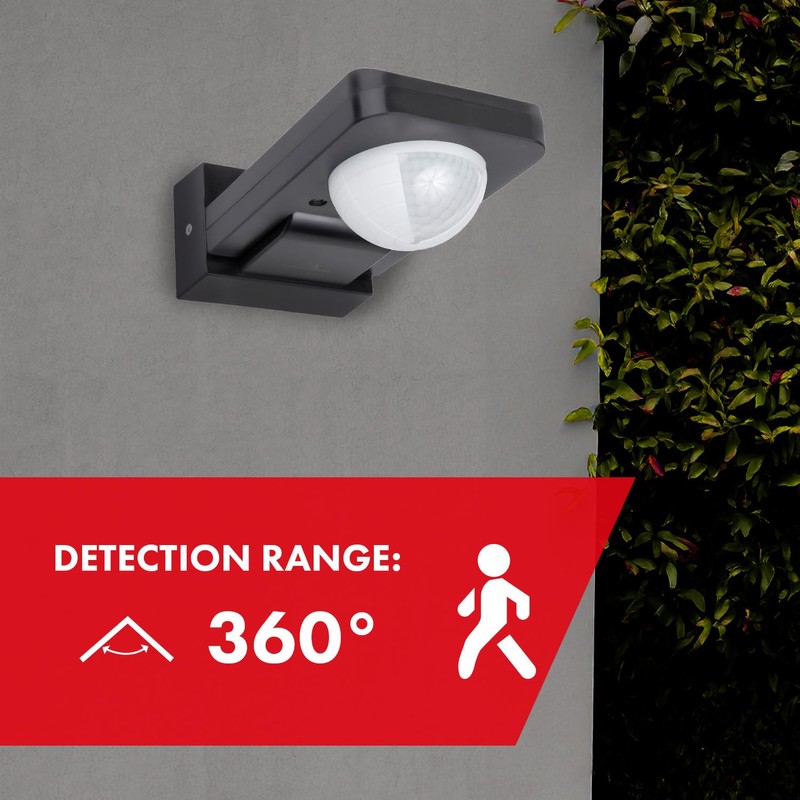 Maclean MCE243 Infrared Motion Sensor with Twilight Sensor, 360° Detection