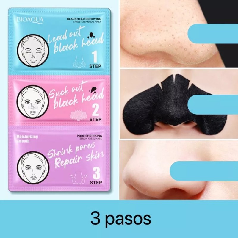 Bioaqua Set De 5 Mascarillas Bioaqua Tiras Puntos Negros 3