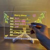 Light Up Acrylic Board with 7 Colors Pen, Magic Led