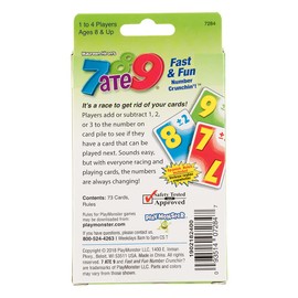 7 ATE 9 Game — Fun Family Game — Fast Number Play — Ages 8+