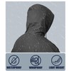 RainRider Long Raincoat for Adult Waterproof Lightweight Rain Jacket Reusable
