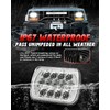 LX-LIGHT 105W 1000% Bright Chorme H6054 5x7 7x6 Led Headlights