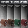 GEVEELIFE Burnishing Polishing Wheel Drum 4 Pack (80# 120# 240#