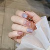 Set of 24 Nail Tips, Gentle Pink Pearl Nails