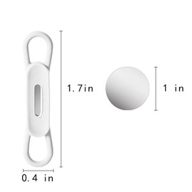 Lelucermaire Magnetic Pen Holders Set of 8,Silicone Adjustable Pen Pencil Holder,Flexible Pencil Holder for Refrigerator,Whiteboards,Desk Accessories & Teacher Supplies(Multicolor*8)