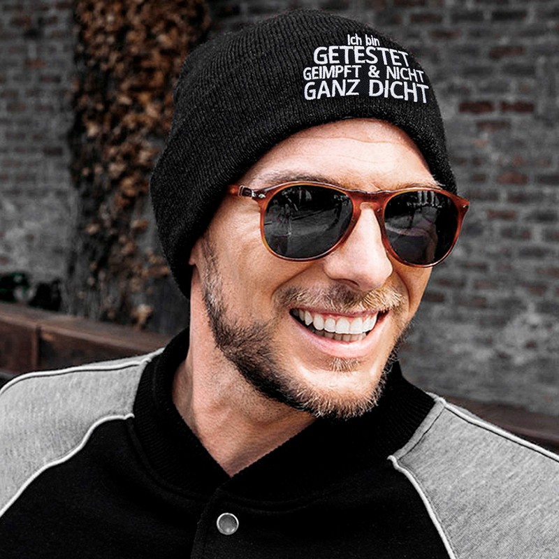 EXPRESS-STICKEREI Knitted CV Warm Winter Hat/Wool Hat Unisex Men Women