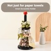 Paper Towel Holder, Cute Wooden Red Ball Kitchen Roll Stand