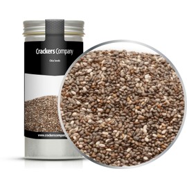5 x 110 g Chia Seeds Natural Rich in Omega 3 & 6 Tested Quality Antioxidants 20% Protein Sugar Free Salt Free Vegetarian Vegan Lactose Free 100% Premium