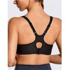 Syrokan women's high impact sports bra, racer back, with strap,