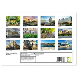 Oslo - the capital of Norway (Monthly Wall Calendar 2026 11.7" x 16.5" (open)), CALVENDO 14 Month Calendar