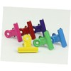 Operitacx 60 Pcs Paper Binder Clips Bill Binder Mini Binders