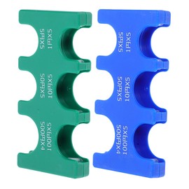 VILLCASE Coin Sorter Set of 2 - Compact Plastic Coin Container for Japanese Yen, Portable Coin Storage with Slots for Purse or Bag, Practical Coin Dispenser for Everyday and Travel