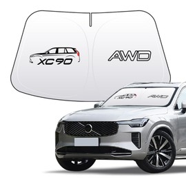 Volvo XC90 SUV Car Sun Shade Volvo XC90 Sun Shade Sun Shade Sun Protection Windshield Volvo XC90 Sunshade Curtain UV Protection Windshield Sunshade Easy Installation Storage Bag Included (Volvo XC90