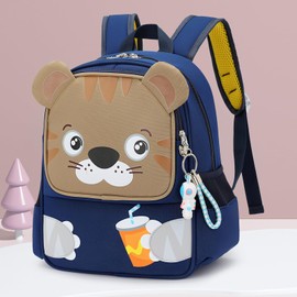 Backpack Nursery Boys Toddlers Nursery Backpack Baby Nursery Girls Boys Children's Bag 2 3 Years Dinosaur 36 x 22 x 8 cm, K Brown, Kids Backpack