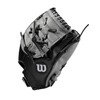 Wilson 2021 A360 12" Utility Baseball Glove - Black/Grey, Left