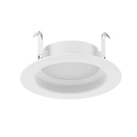 RAB R34-4B in Recessed Retrofit, CCT Field Adjustable (2700K/3000K/3500K/4000K/5000K), White (Baffle)