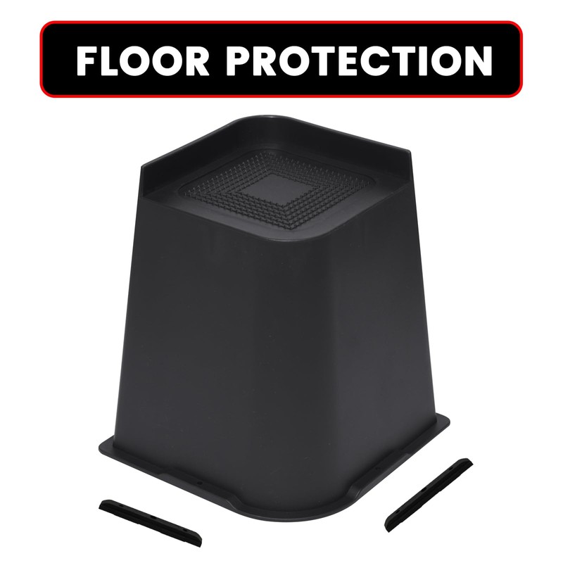 MYMULIKE Bed Risers 8 inch, Oversized Furniture Risers, Support Up
