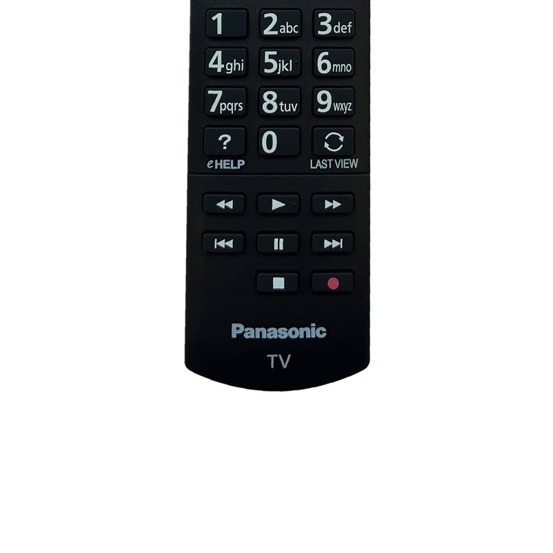 Aurabeam Replacement TV Remote Control Compatible with Panasonic TX-L47DTW60 TV