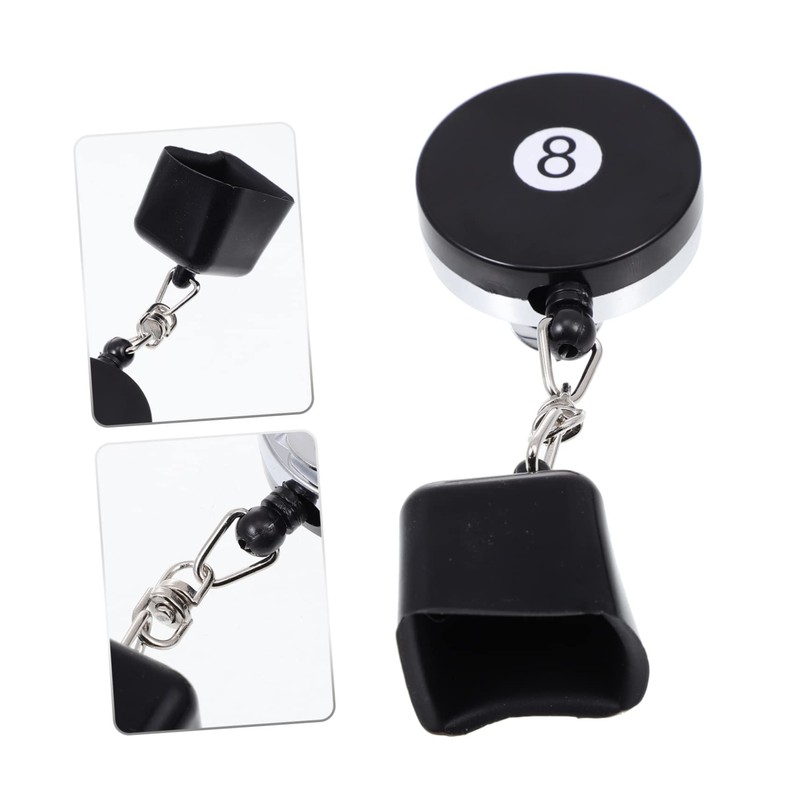 SUPVOX Snooker Pool Chalk Tip Rubber Holder Lightweight Portable Billiard