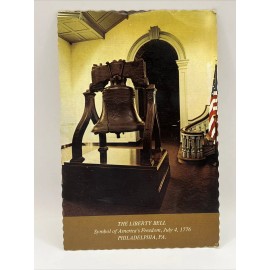 Postcard The Liberty Bell Independence Hall Philadelphia Pennsylvania USA