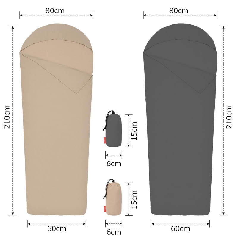 Mapleaf Inner Sheets, Inner Sheets, Ultra Lightweight, 4.3 oz (123