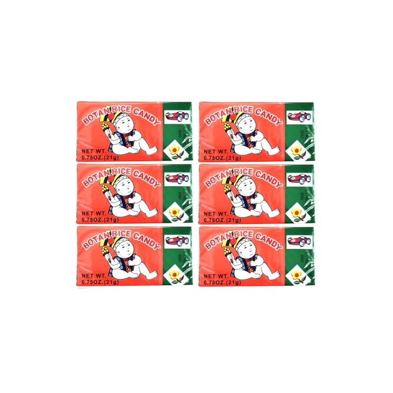 Gosu Toys Botan Rice Candy (6 Pack) with 2 Gosutoys