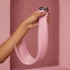 FOMIYES 10 Extensiones De Cabello SintéTico Con Clip Rosa Claro