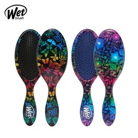 Wetbrush Original Detangler Transformative Color Floral Hair Dry Brush Scalp Massage Comb for Severely Damaged Hair - Butterfly / 웻브러쉬 오리지널 디탱글러 트랜스포머티브컬러 플로랄 헤어 드라이 브러쉬 극손상모 두피 마사지 빗 - 버터플라이