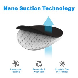 Eyebloc Nanobloc Universal Webcam Covers - Privacy Protection Accessory, No Residue Application - Dots and Bars, 7 Pieces - Floral