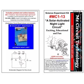 Mr Circuit Technology MC1-13 ** Mr Circuit Science ** Experiment Kit  -Solar-Activat