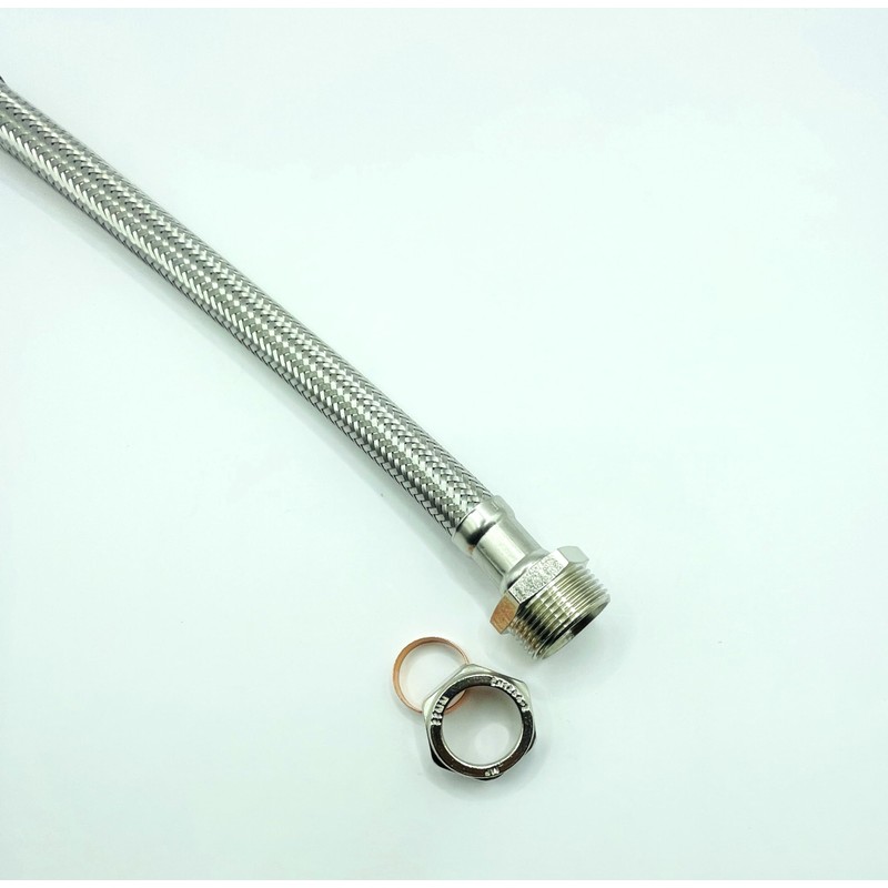 Flexi Tap Connector 22mm x 3/4" BSP Bent Easy Connect