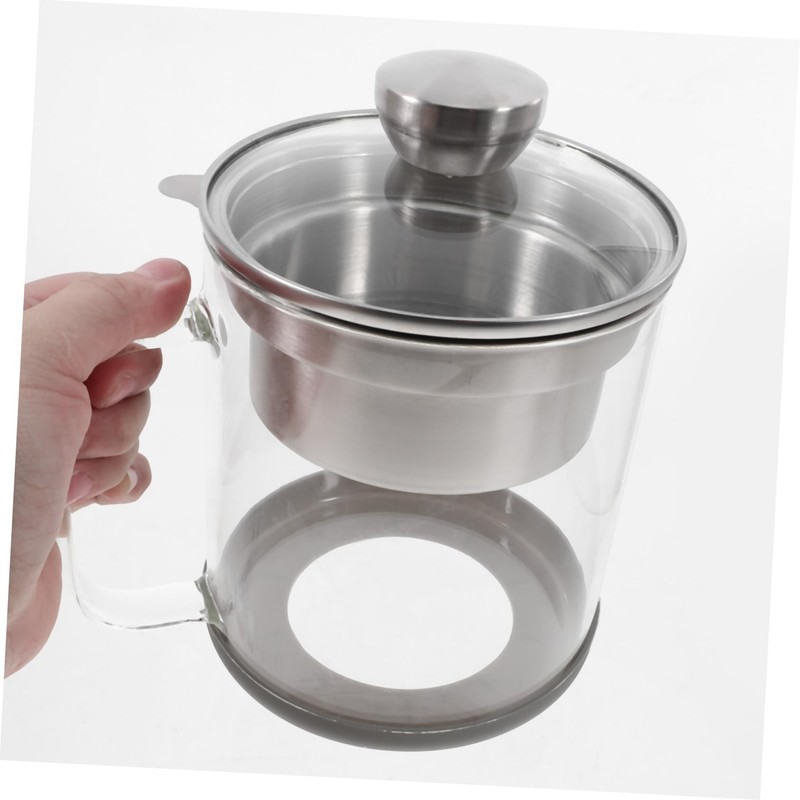 OHPHCALL Soybean Milk Strainer Jug Tea Pot with Fine Mesh