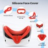 Silicone Cover Set Compatible with Meta/Oculus Quest 3s Accessories, VR