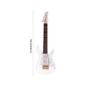 Minature Electric Guitar Wooden Mini Instrument Model Suitable for Gifts