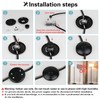 Helunsi 3Pcs Floor Lamp Foot Switch, Black Foot Pedal Switch,