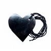 Pachamama Essentials Heart Shungite Pendant Necklace with Certificate of Authenticity,