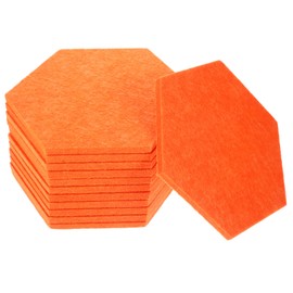 Operitacx 12st Filz-message-board Pinnwand Aus Kork Pinnwandfliesen Aus Filz Filzplattenstücke Vision Board Anzeigen Anschlagtafel Anzeigen Große Pinnwände Gefühlt Filzunterlage Hexagon Büro