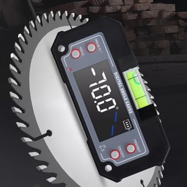 3-in-1 Digital Angle Gauge Inclinometer with Magnetic Base Dual-Axis (XY Axis) Bevel Angle Finder Backlight Display High Accuracy IP54 Waterproof for Woodworking Saw Blade Alignment & DIY Projects