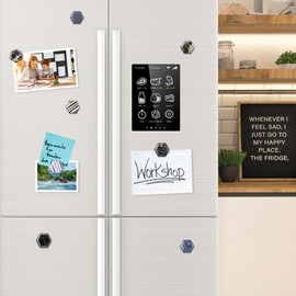 30 PCS Refrigerator Magnet - Cute Funny Fridge Magnet - Classroom and Office Whiteboard Magnet - Decorate Mood Magnets for Lockers - Gifts for Women, Men and Kids (Black)