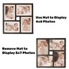 Donmills Collage Photo Frame 7x5 4-Opening Rustic Farmhouse Photo Frames