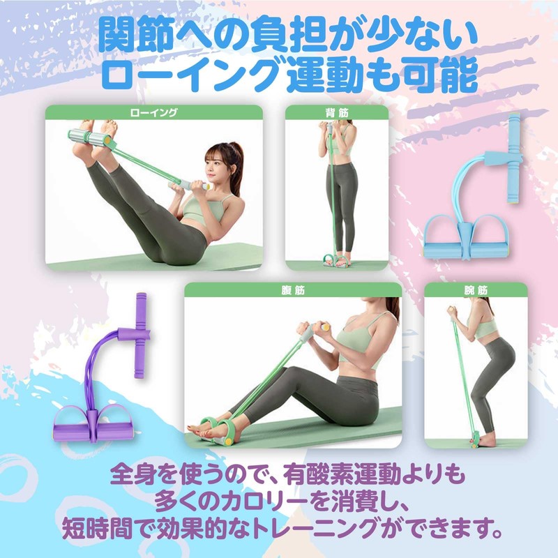 Funriche Training Tube, Muscle Training, Goods, Abs, Back, Muscles, Rubber