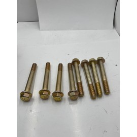 Midwest Box of 8 Midwest Flange Bolt 3/4 In.-10 x 6 In. Zinc Plated Grade 8 Steel Coarse