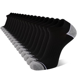 COOVAN Mens Cotton Ankle Socks 8 Pack Athletic Low Cut Socks for Men Sport Running Sock 8 Pairs