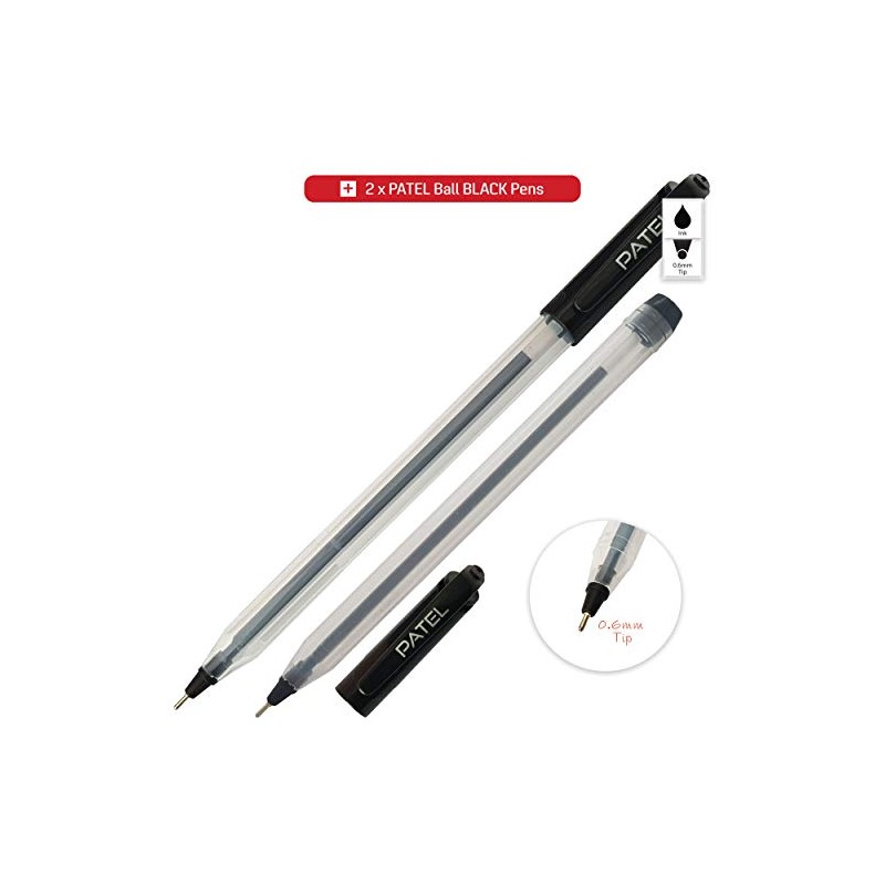 DOM A1 Deep Graphite Traditional Pencils Writing Pack (10 Pencils