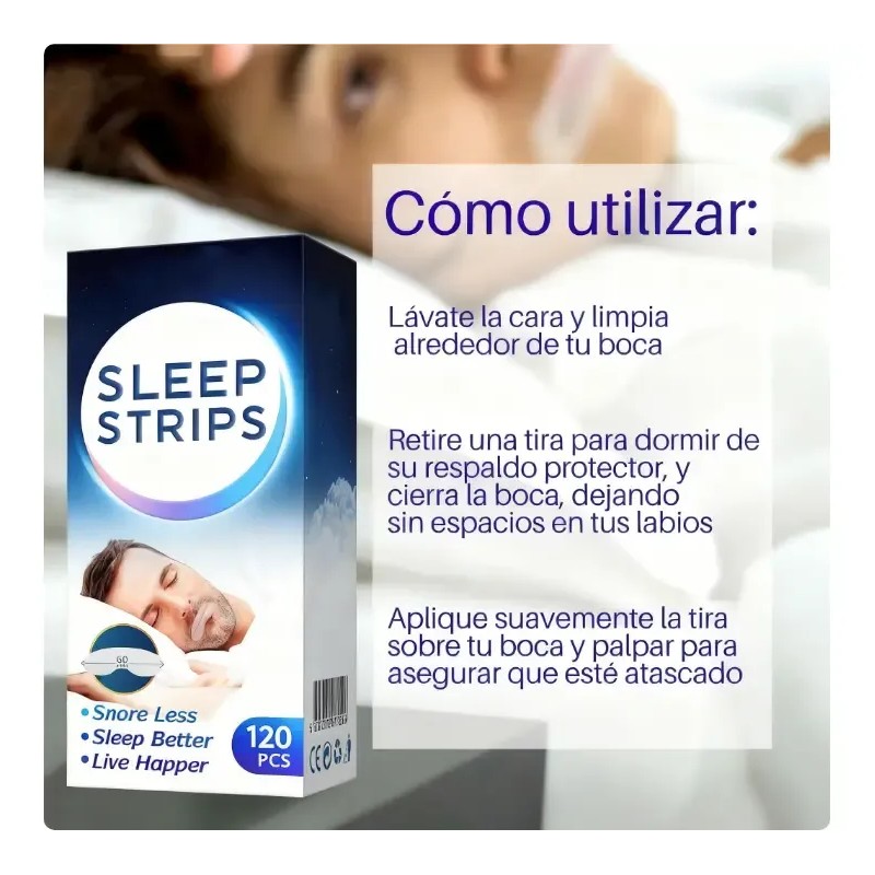 240pcsparche Bucal Para Dormir, Mejorar Respiracion, Reduzca La Sequedad Bucal,