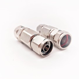 BEUDOUFORU N Male Heliax Connector 1/2" Coax Cable RF Adapter for Andrew LDF 4-50A/Belden RA500/LCF12-50J 1/2 Flexible Annular Corrugated Coax Cable Ends （Pack of 2）