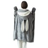 SMIUPIN Cute Wearable Bunny Blanket Cape Throw Soft Cozy Fuzzy