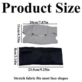 2 Pcs Chin Strap Anti Snoring Chin Strap Adjustable Anti snoring Face Lifting Chin Mask Effect for Men Women Face Lift