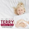 ECOBIZ 100% Cotton Mattress Protector Single Bed Washable, Soft Absorbent,