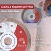 HERZO Set of 3 Diamond Cutting Discs 125 mm Extra